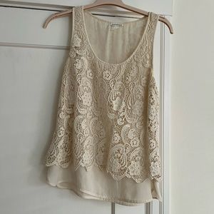 Club Monaco Crochet Tank